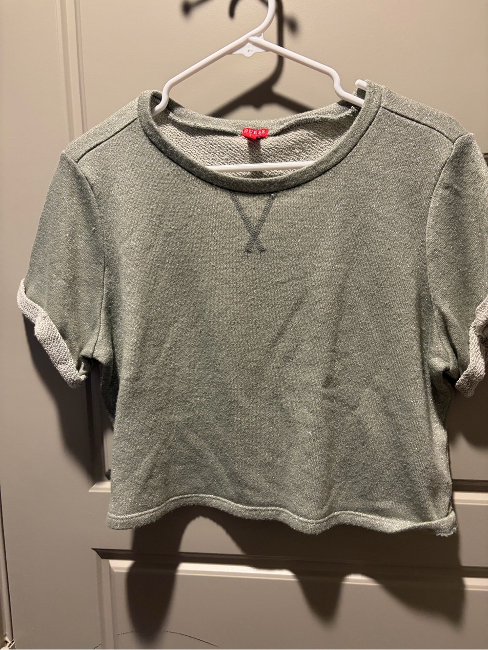 Guess Gray Terry Crewneck